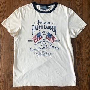 Polo Ralph Lauren American Flag Logo Tee